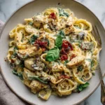 Creamy Keto Chicken Pasta: A Low-Carb Delight - Featured Image