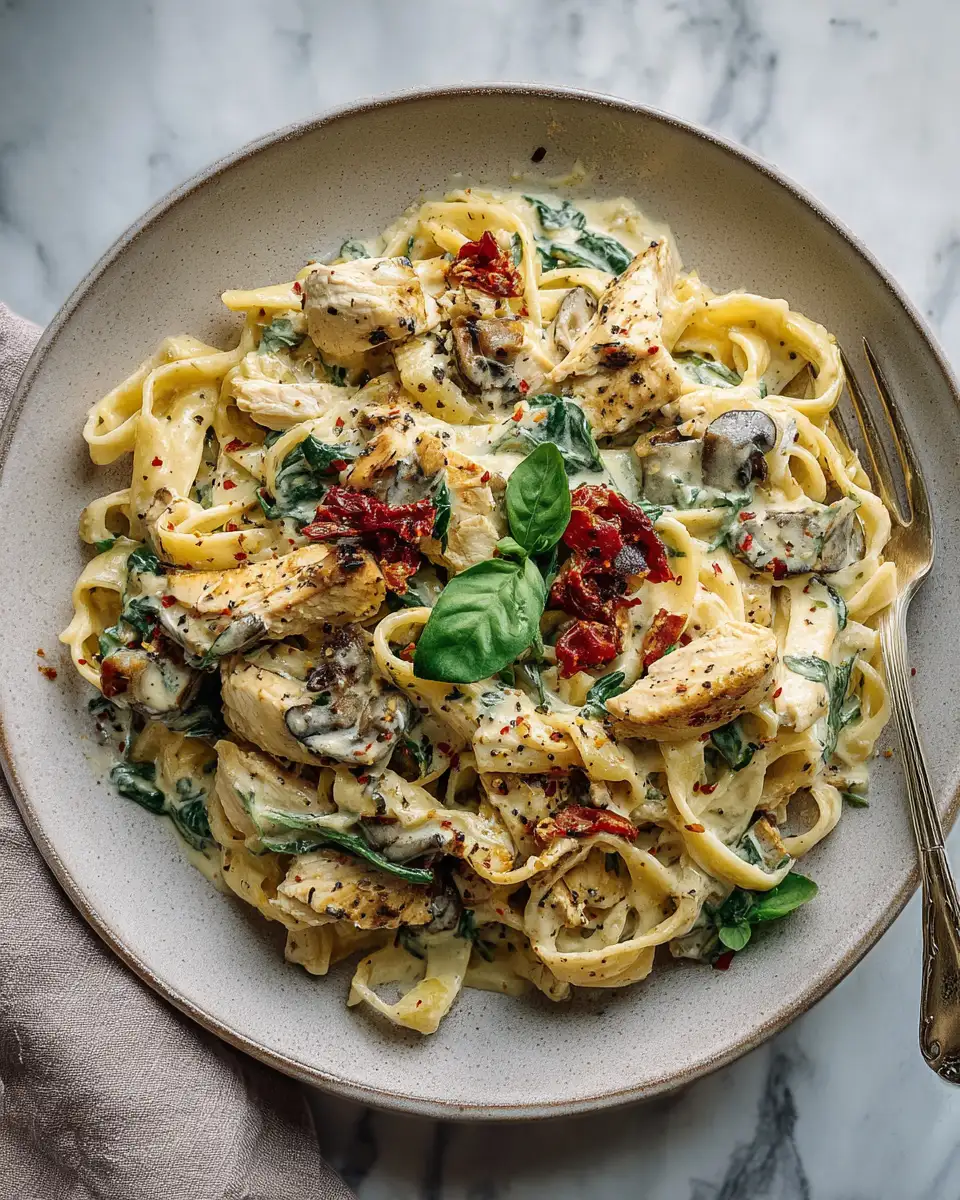 Creamy Keto Chicken Pasta: A Low-Carb Delight - Featured Image