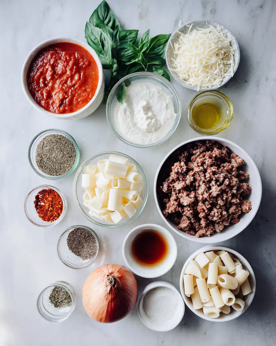 Ingredients for Cozy Up with This Irresistible Lasagna Soup Recipe