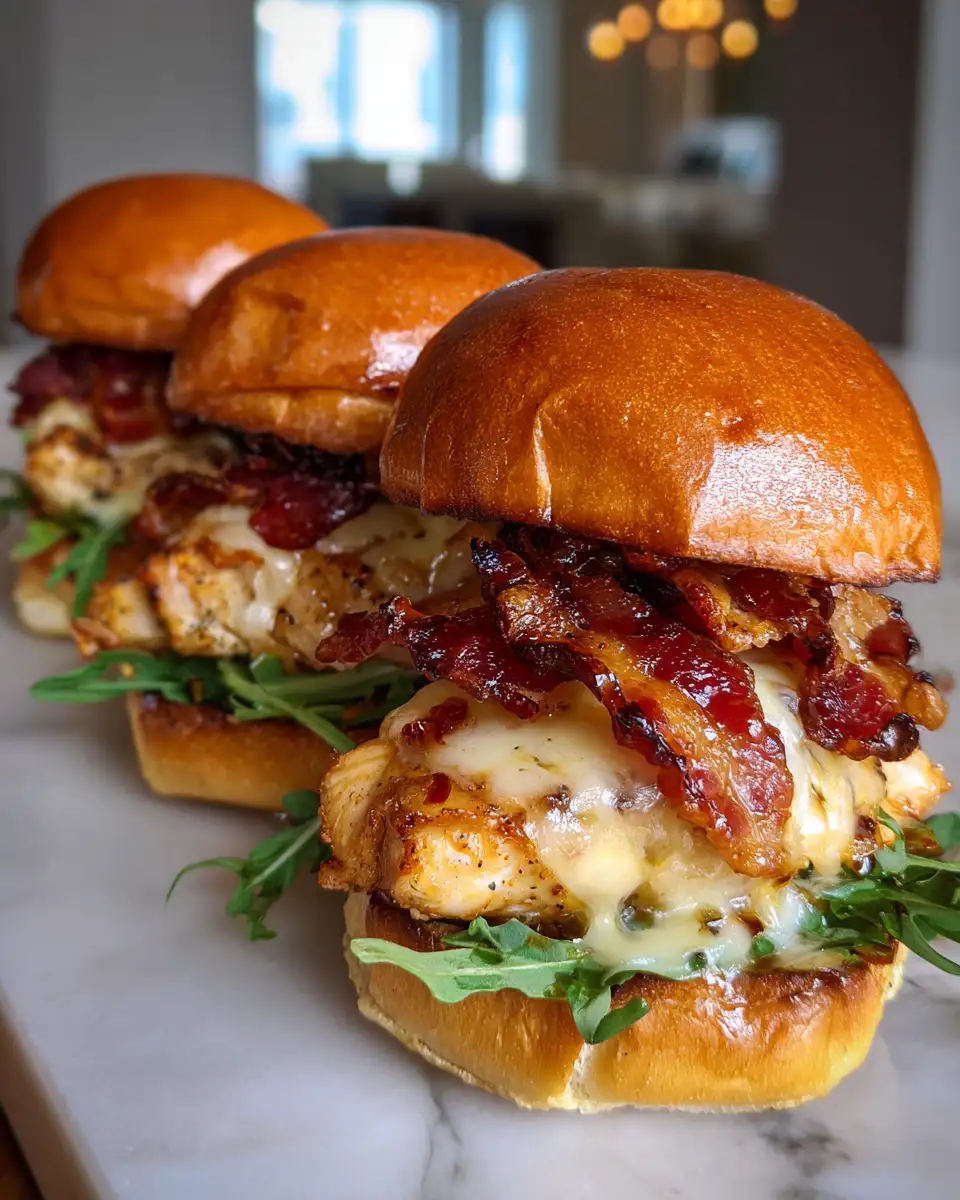 Final dish - Sweet & Savory Delight: Maple Chicken Bacon Sliders to Satisfy Your Cravings