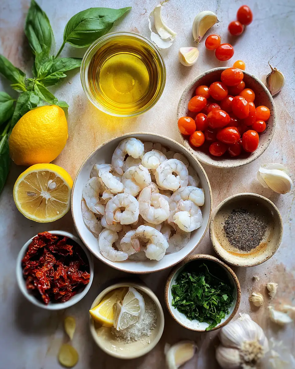 Ingredients for Fall in Love with the Irresistible Marry Me Shrimps Recipe