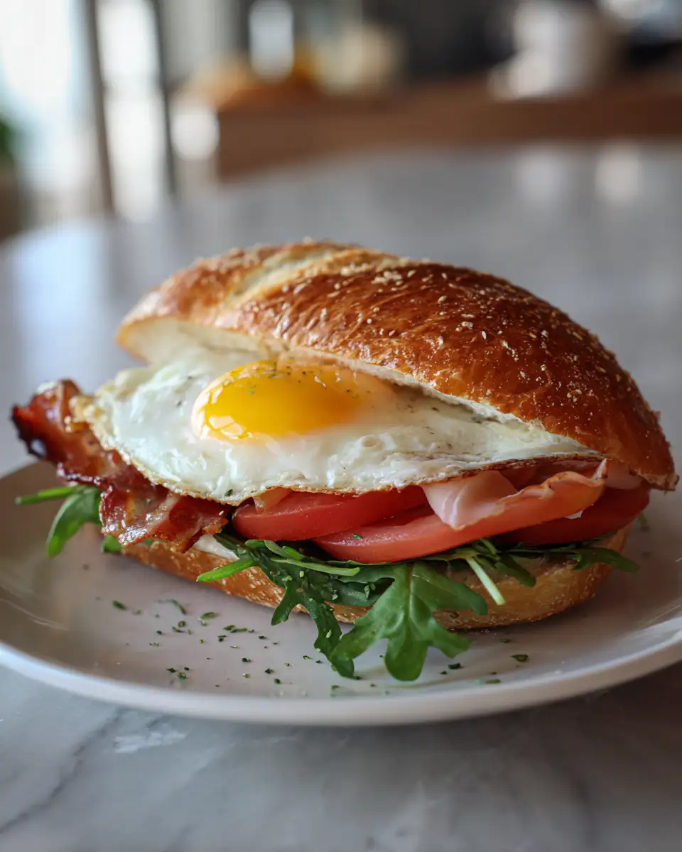 Sunrise Delights: The Ultimate Mediterranean Breakfast Sandwich Experience - Featured Image