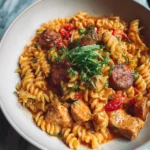 One-Pot Cajun Chicken and Sausage Pasta Jambalaya: A Flavorful Feast in Every Bite - Featured Image