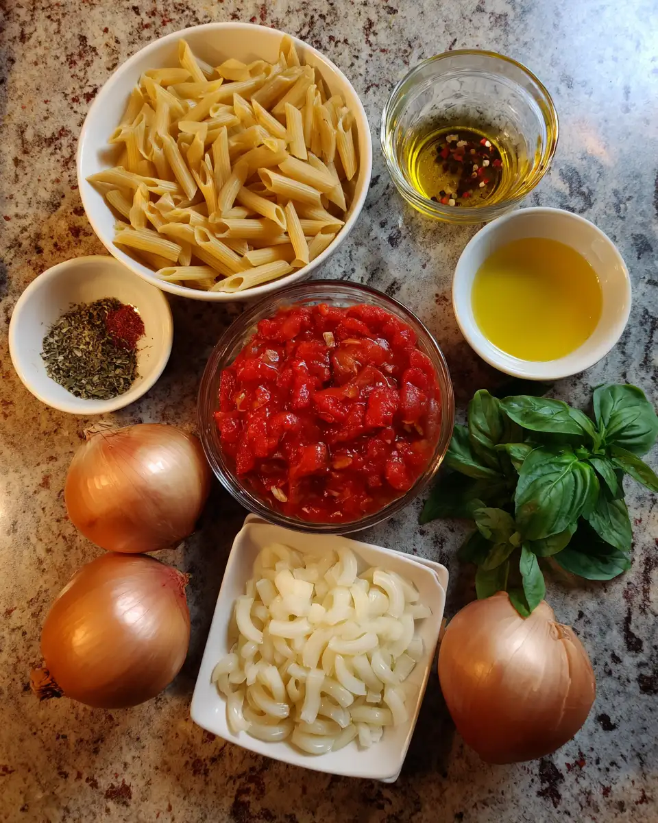 Ingredients for स्वादिष्ट पास्ता रेसिपी हिंदी में