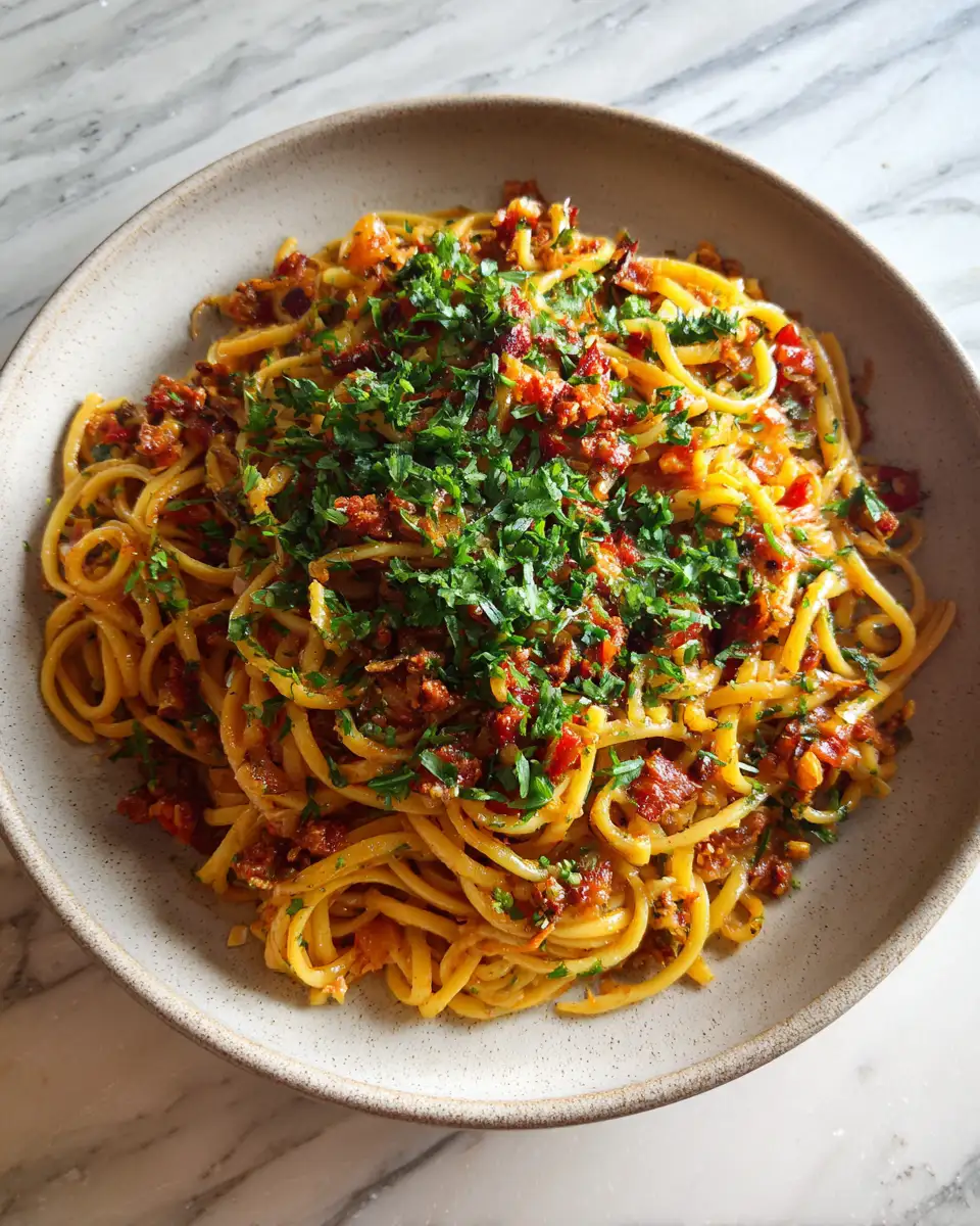 Final dish - Slim & Savory: Delight in Our Low-Cal Pasta Recipe