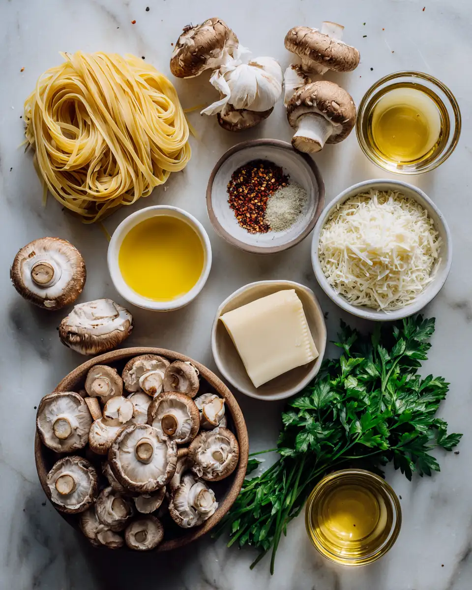 Ingredients for Mouthwatering Mushroom Magic: Unveiling the Ultimate Pasta Recipe