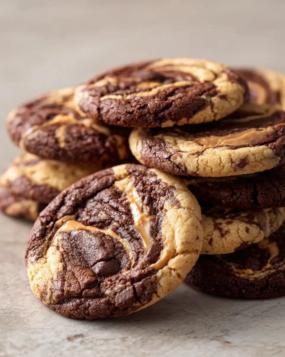 Irresistible Peanut Butter Brownie Swirl Cookies That Will Steal the Show - Featured Image