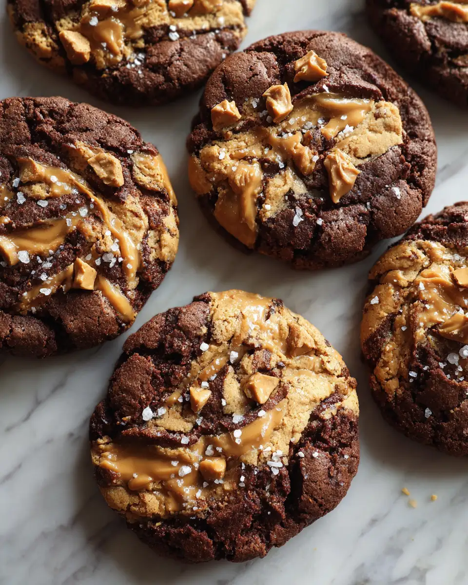 Final dish - Irresistible Peanut Butter Brownie Swirl Cookies That Will Steal the Show