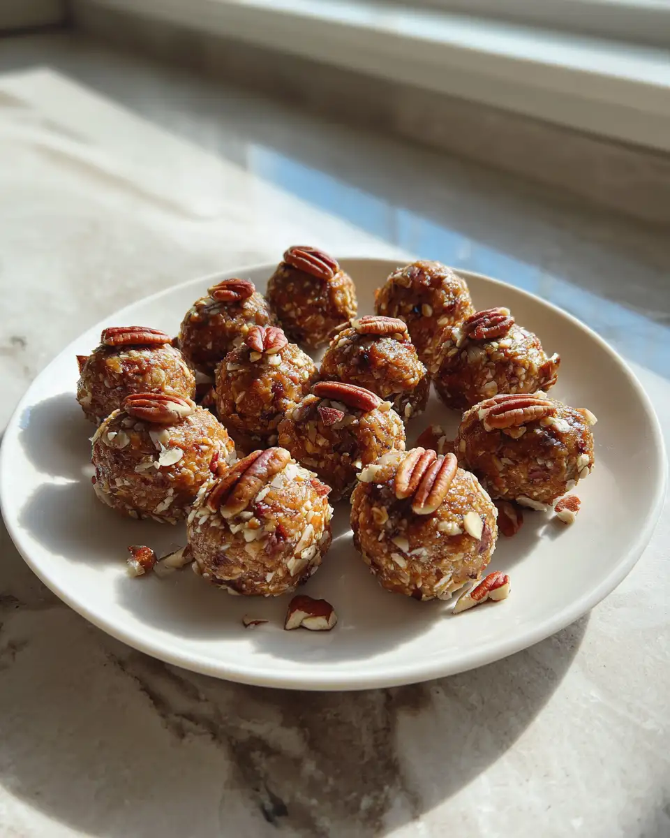 Final dish - Irresistible Pecan Pie Balls No Bake Treats You Have to Try