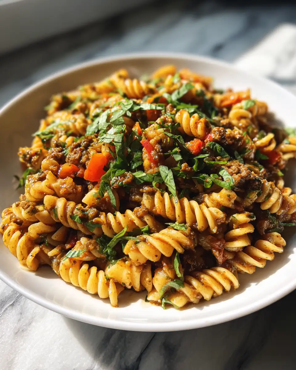 Final dish - Deliciously Irie: Discover the Ultimate Rasta Pasta Jamaican Recipe