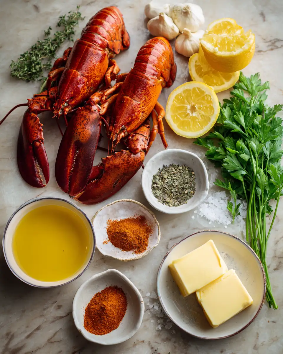 Ingredients for Savor the Spice: Irresistible Cajun Lobster Recipe