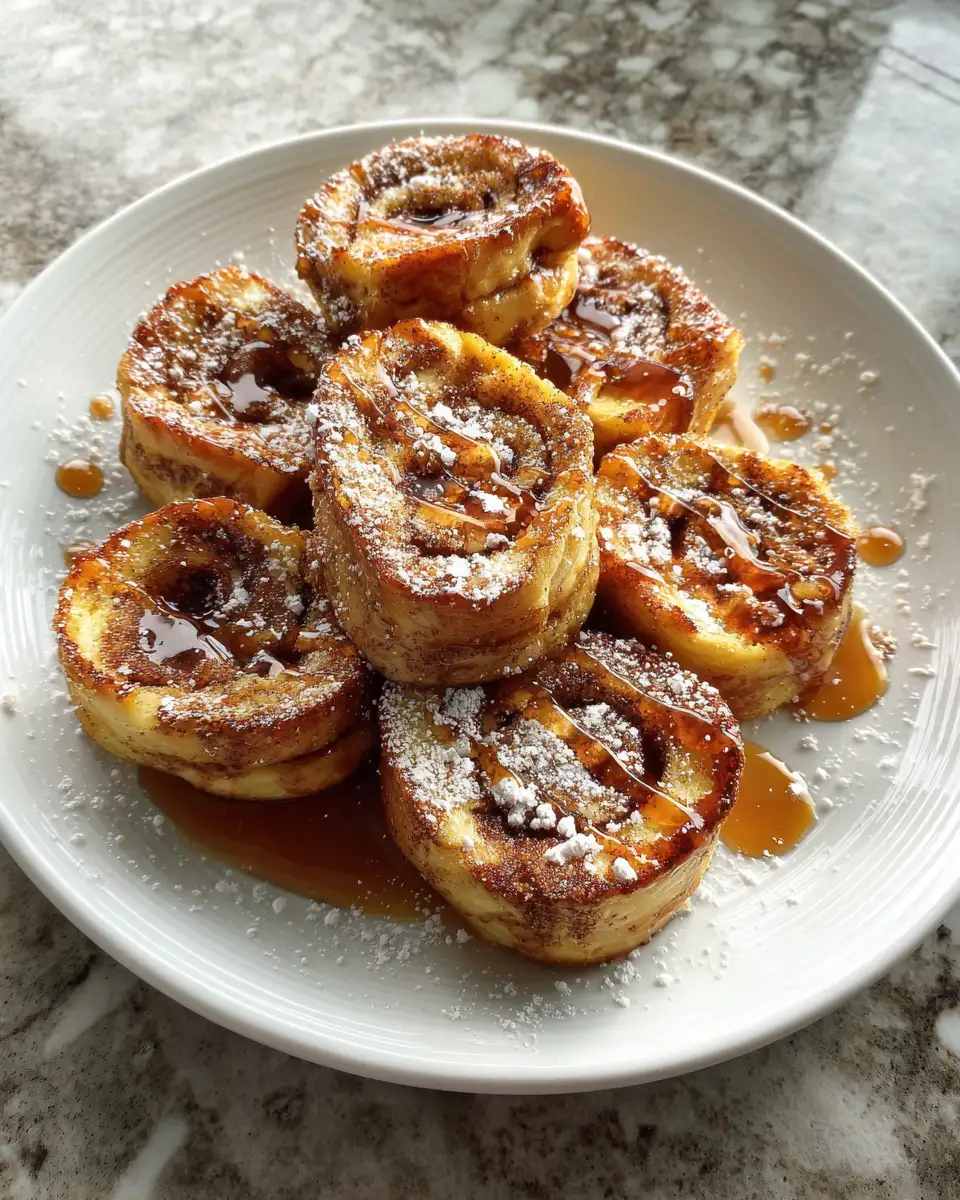 Final dish - Indulge in Sweet Mornings with Cinnamon Roll French Toast Bites Recipe