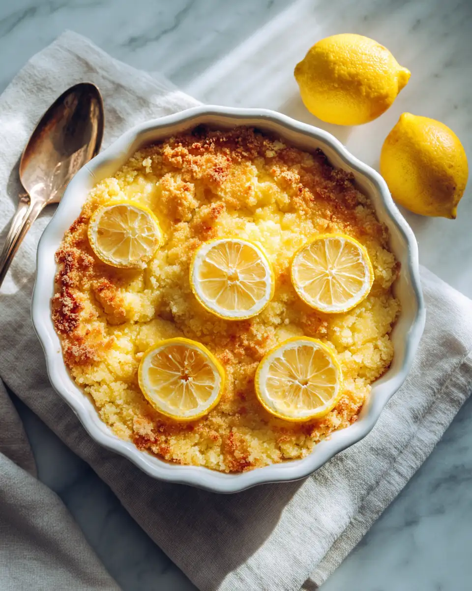 Whip Up Wonder: The Ultimate Recipe for Magic Lemon Cobbler - Featured Image
