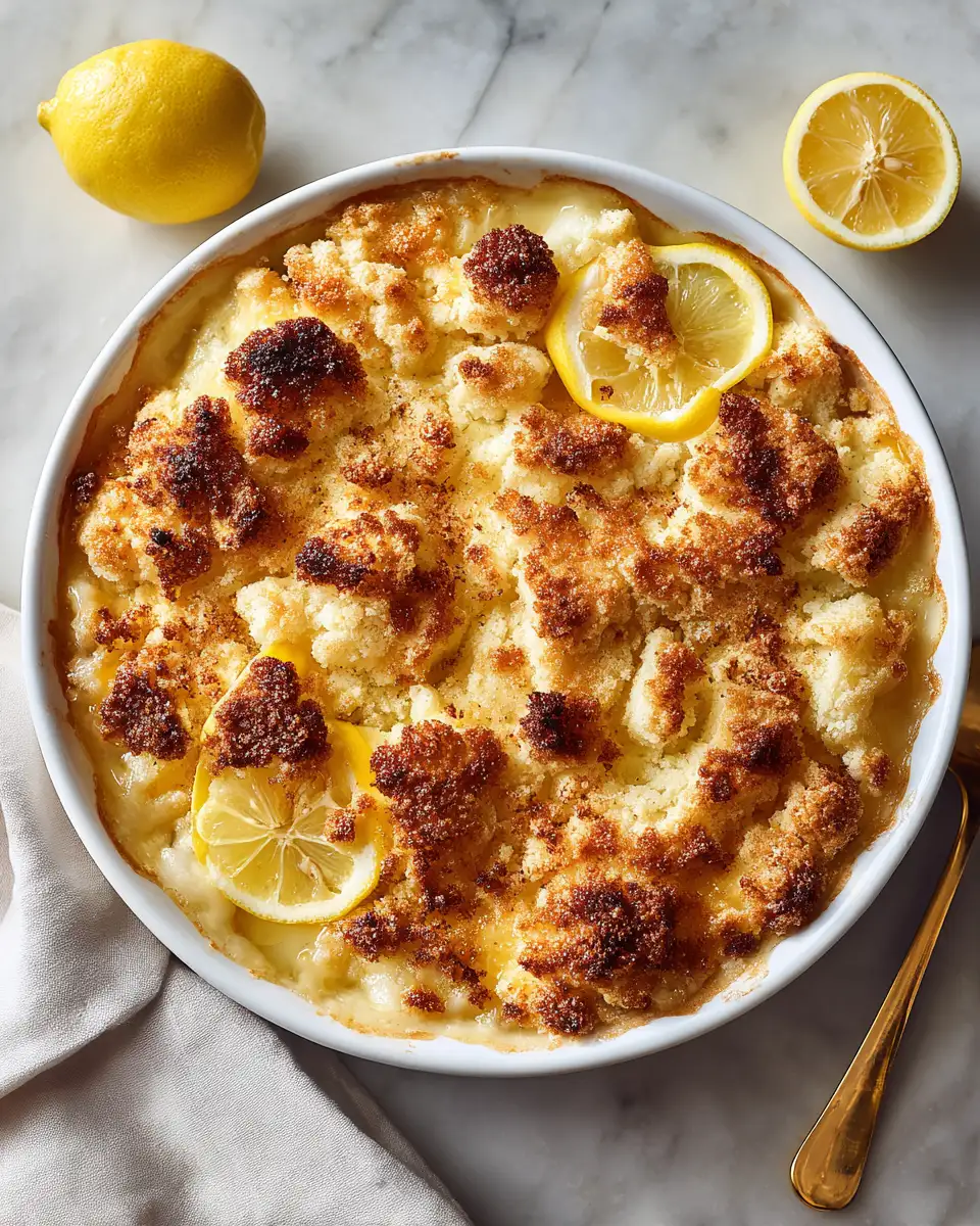 Final dish - Whip Up Wonder: The Ultimate Recipe for Magic Lemon Cobbler