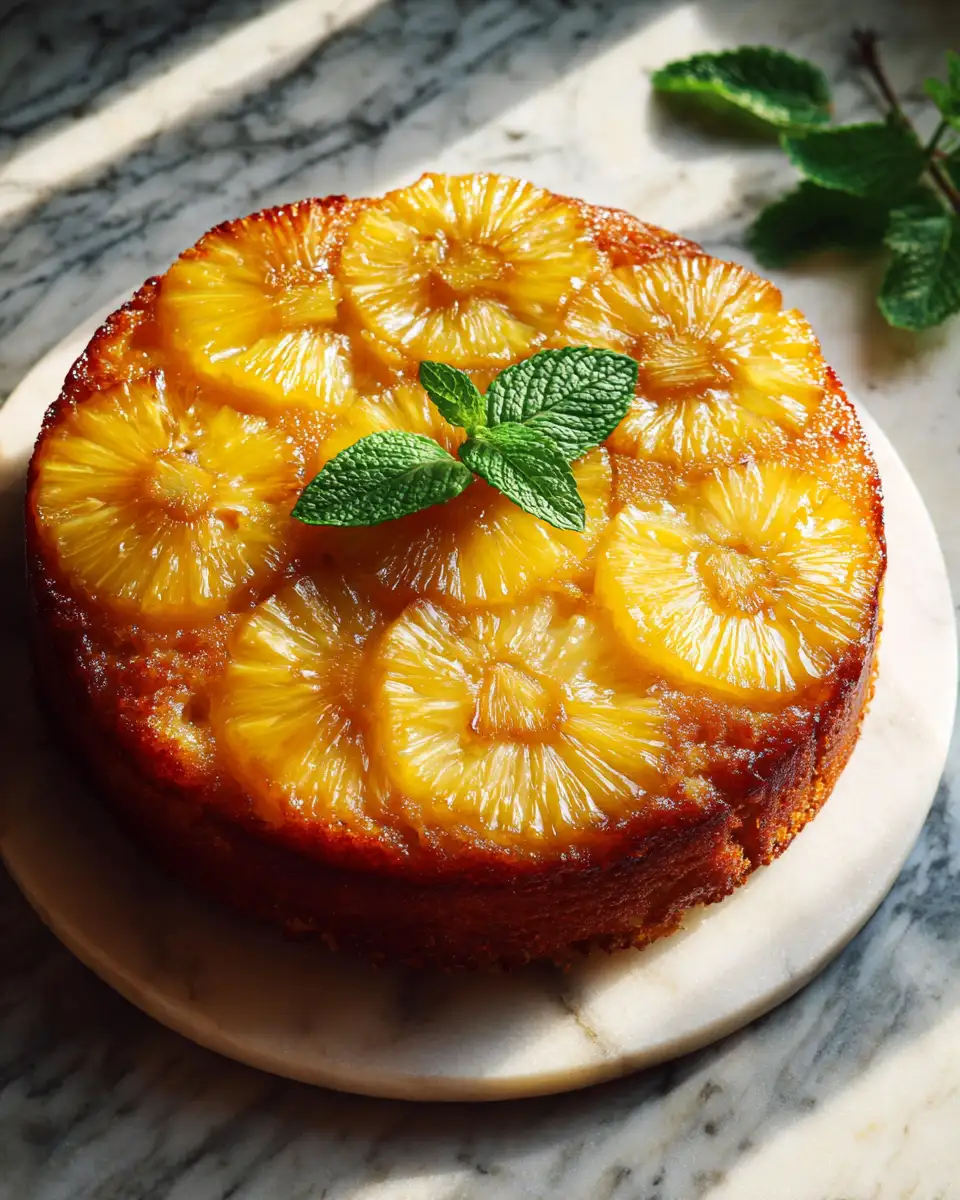 Final dish - Tropical Delight: Irresistible Recipe for Pineapple Cake