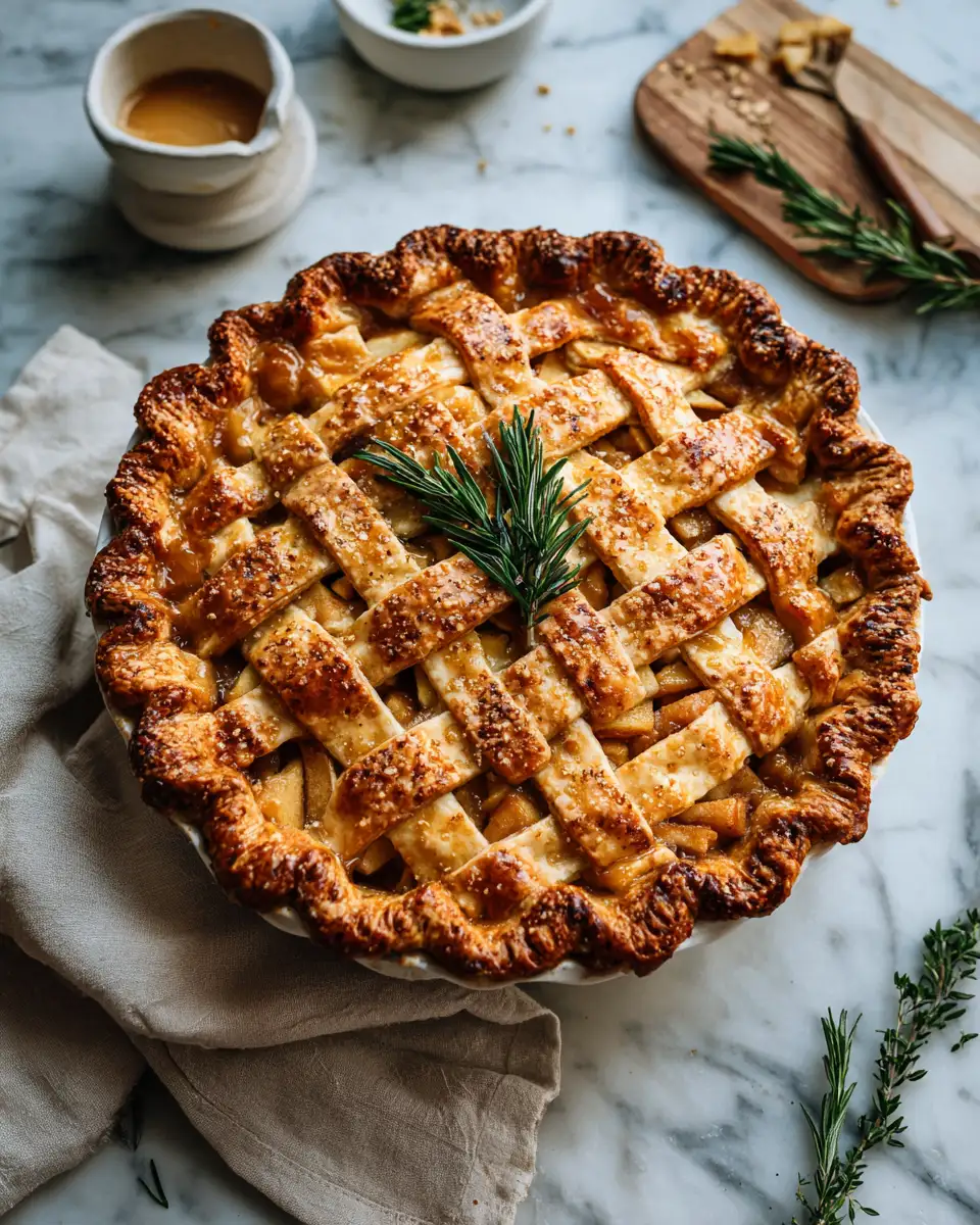 Final dish - Irresistible Salted Caramel Apple Pie Recipe You Need to Try
