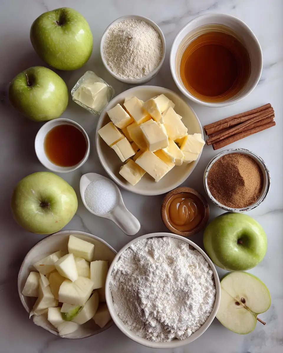 Ingredients for Irresistible Salted Caramel Apple Pie Recipe You Need to Try