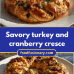 Irresistible Savory Turkey and Cranberry Crescent Ring Delight