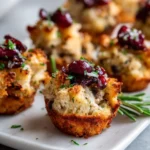 Savory Turkey and Cranberry Stuffing Bites: A Flavorful Holiday Appetizer - Featured Image