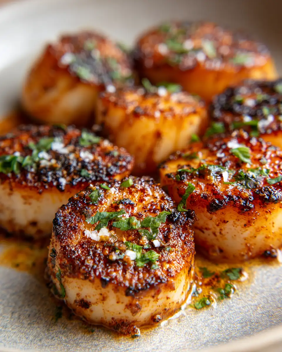 Final dish - Spice Up Your Dinner with Seared Scallops and Cajun Flair