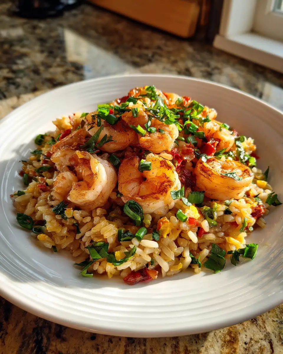 Final dish - Spice Up Your Dinner: The Ultimate Shrimp Dirty Rice Recipe Card
