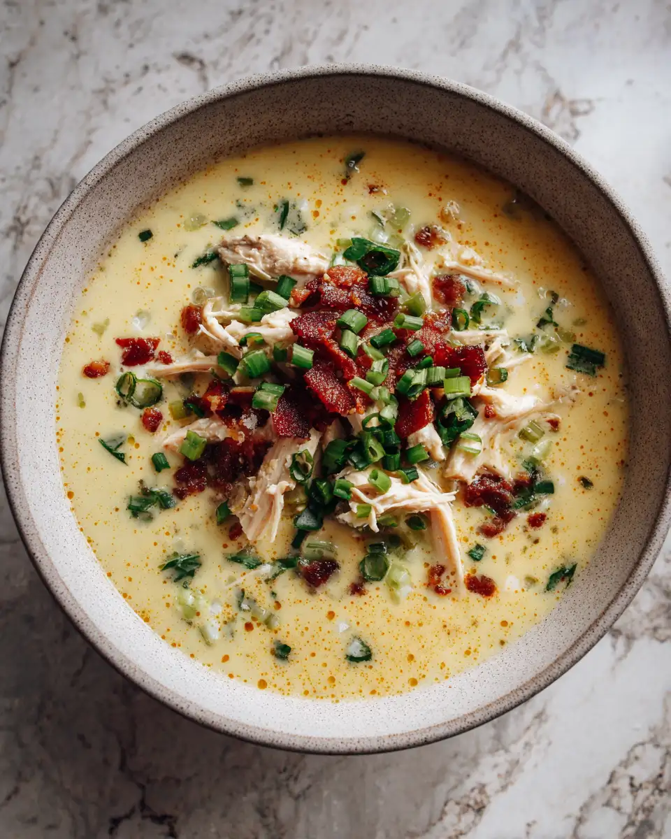 Zesty Delight Spicy Jalapeño Popper Chicken Soup - Featured Image