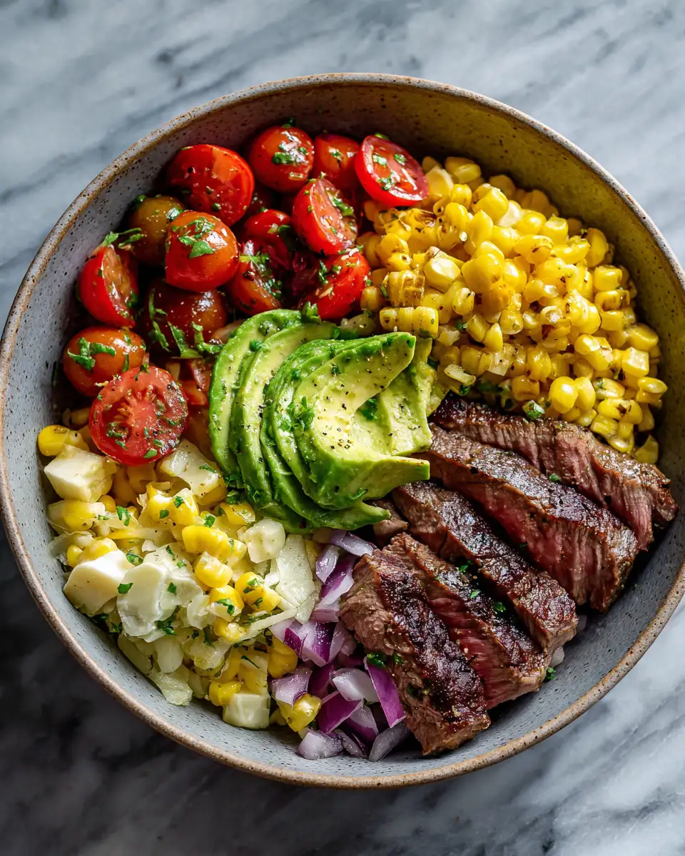 Savor the Flavor: Steak Avocado and Roasted Corn Bowl Bliss - Featured Image