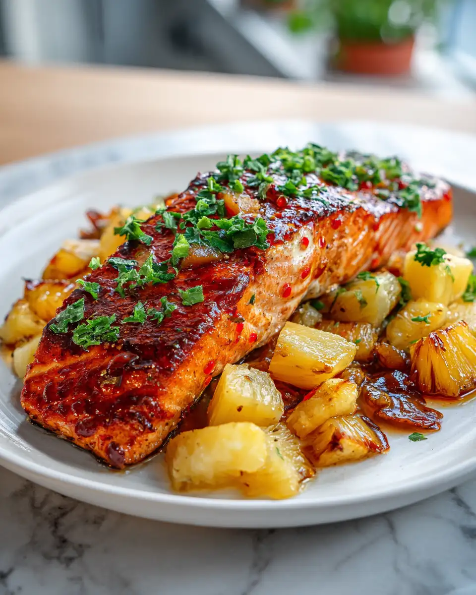 Glaze Your Taste Buds with Sweet Pineapple Honey Salmon - Featured Image