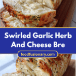 Irresistible Swirled Garlic Herb and Cheese Bread: A Flavorful Baking Adventure
