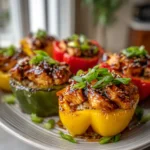Taste the Tropics: Teriyaki Pineapple Chicken & Rice Stuffed Peppers - Featured Image