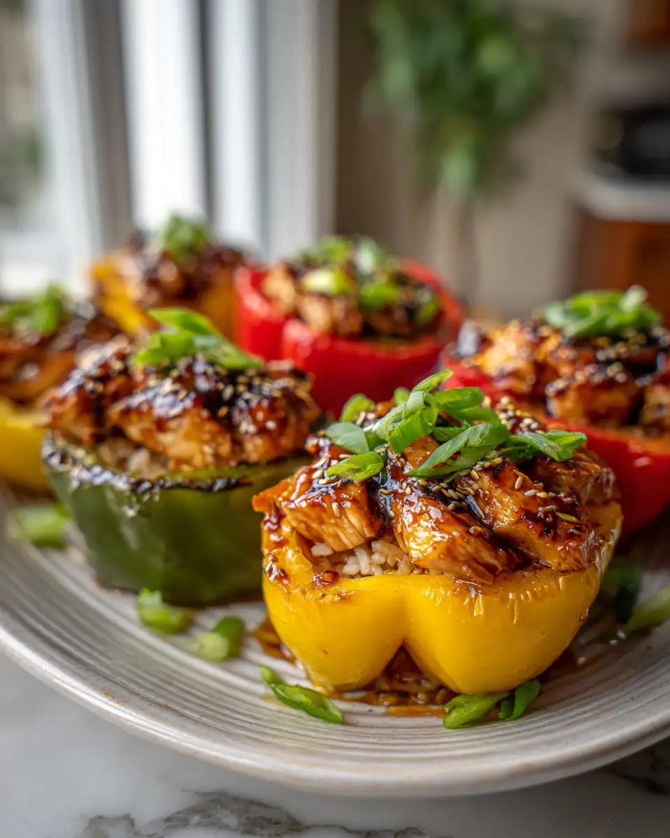 Taste the Tropics: Teriyaki Pineapple Chicken & Rice Stuffed Peppers - Featured Image