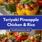 Taste the Tropics: Teriyaki Pineapple Chicken & Rice Stuffed Peppers