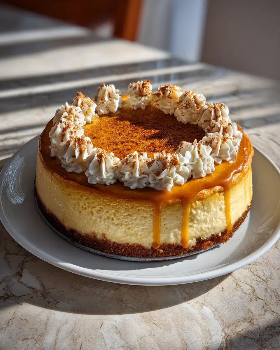 Final dish - Decadent Thanksgiving Pumpkin Cheesecake: Your New Holiday Favorite