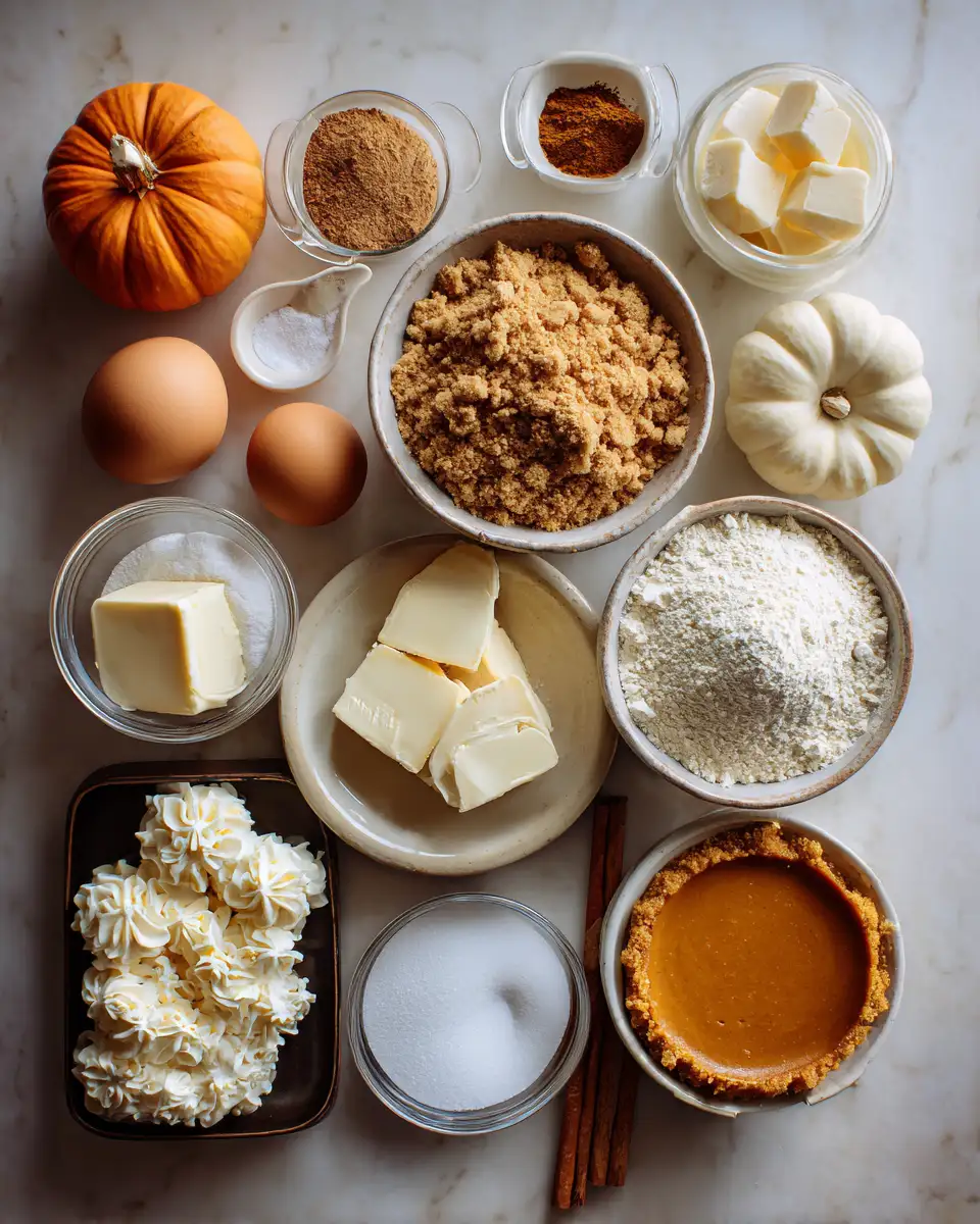 Ingredients for Decadent Thanksgiving Pumpkin Cheesecake: Your New Holiday Favorite