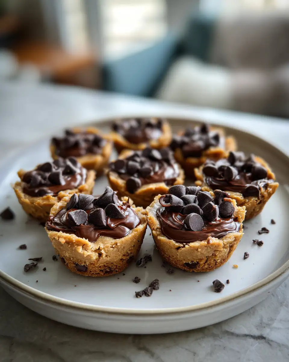 Final dish - Irresistible Indulgence: The Recipe for Chocolate Chip Cookie Dough Cups