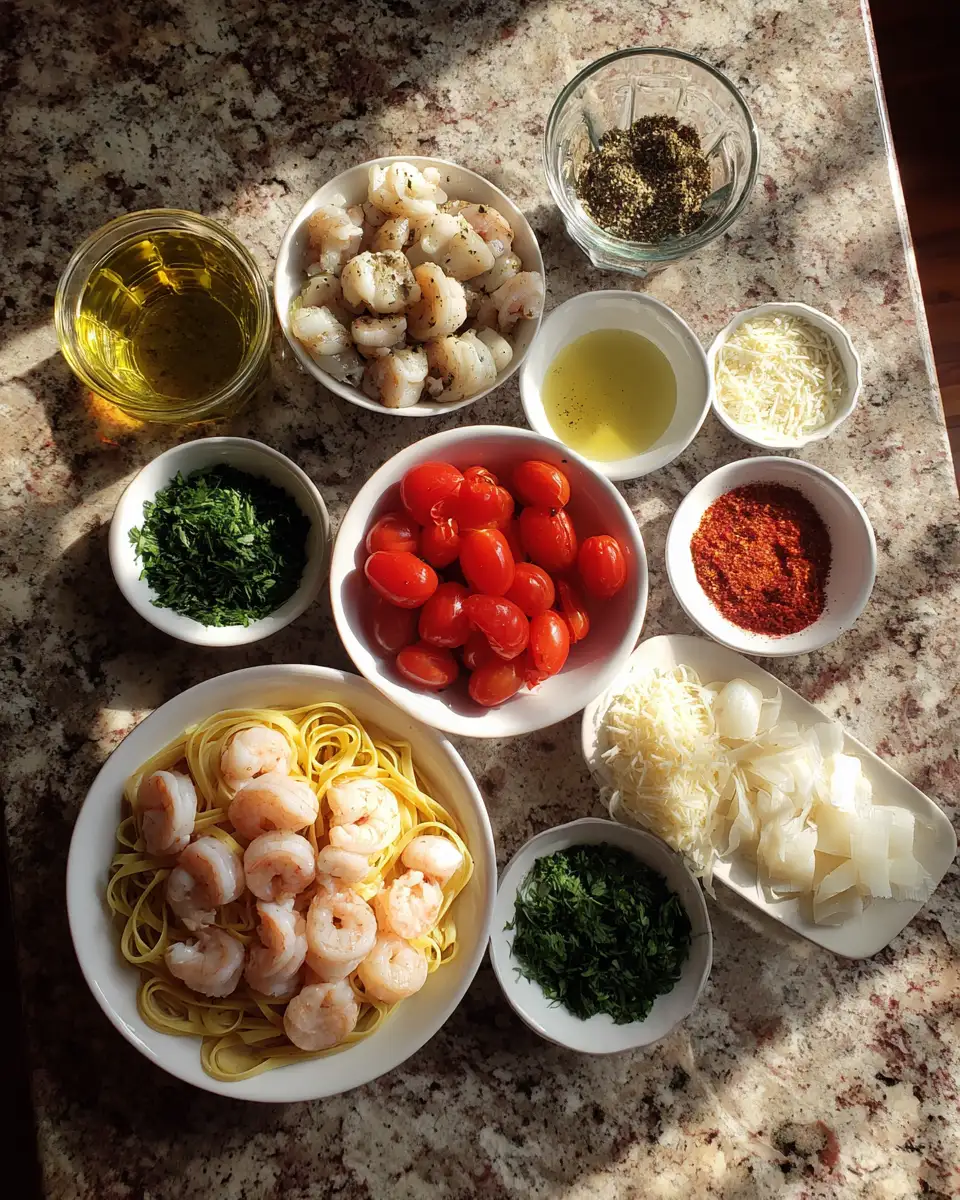 Ingredients for Dive Into Flavor: Trader Joe's Seafood Blend Pasta Recipe Extravaganza