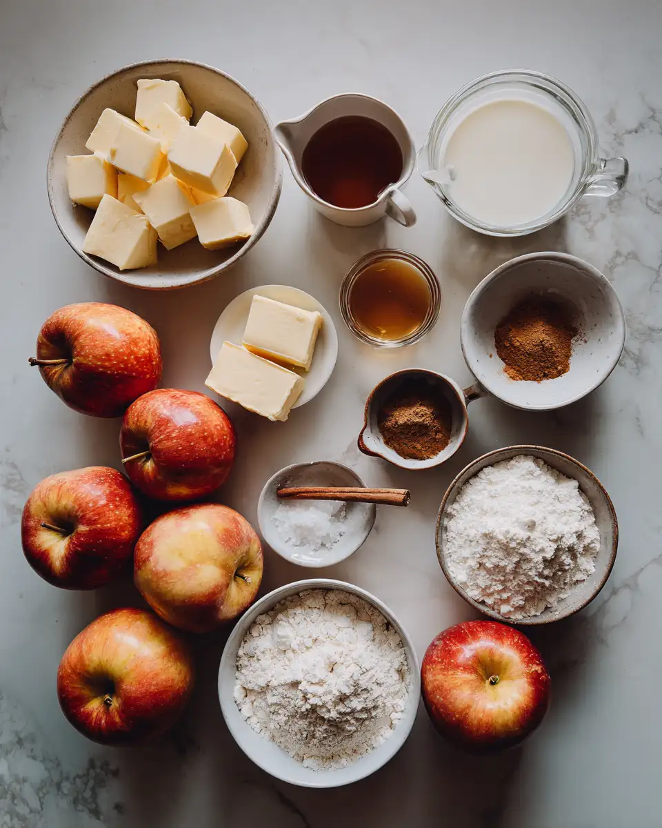 Ingredients for Irresistible Apple Caramel Cream Pie Recipe You Need to Try