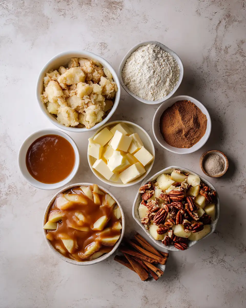 Ingredients for Irresistible Apple Caramel Dump Cake Recipe You Need to Try