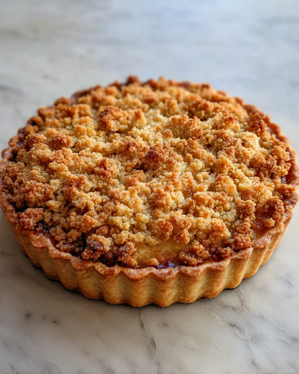 Final dish - Irresistible Apple Crumble Tart Recipe to Satisfy Your Sweet Tooth