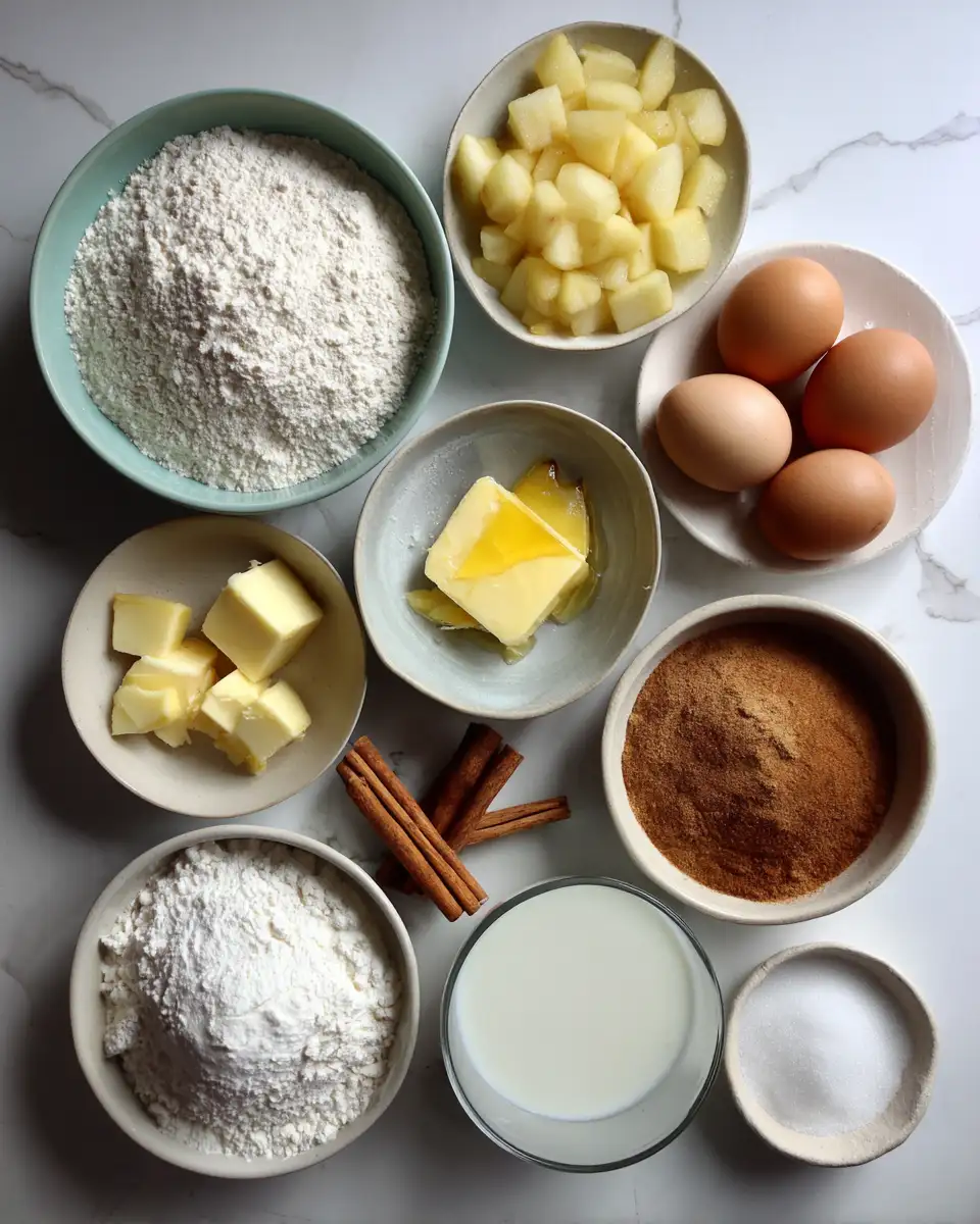 Ingredients for Irresistible Apple Pie Cinnamon Rolls That Will Sweeten Your Day
