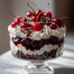 Decadent Black Forest Trifle for Christmas That Will Steal the Show - Featured Image