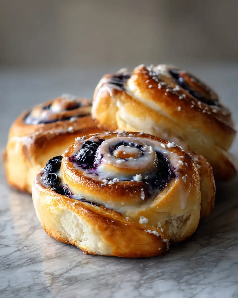 Irresistible Blueberry Cheesecake Swirl Rolls Recipe You Need to Try - Featured Image