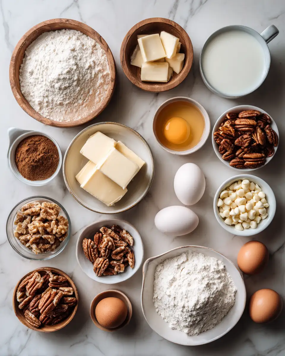 Ingredients for Irresistible Brown Butter Pecan Blondies You Need to Try