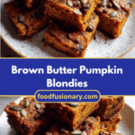 Irresistible Brown Butter Pumpkin Blondies You Need to Try