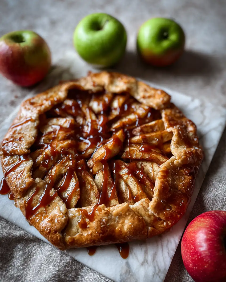 Irresistible Caramel Apple Galette Recipe That Will Sweeten Your Day - Featured Image