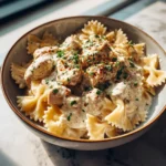 Cheesy Garlic Butter Chicken Bowties with Mozzarella Cream Sauce Recipe to Savor - Featured Image