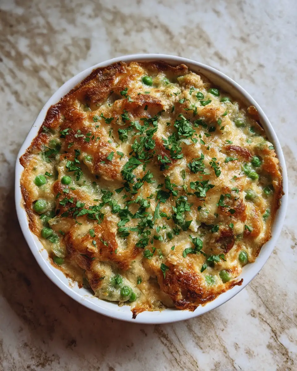 The Ultimate Cheesy Green Pea Casserole Recipe Everyone Will Love - Featured Image