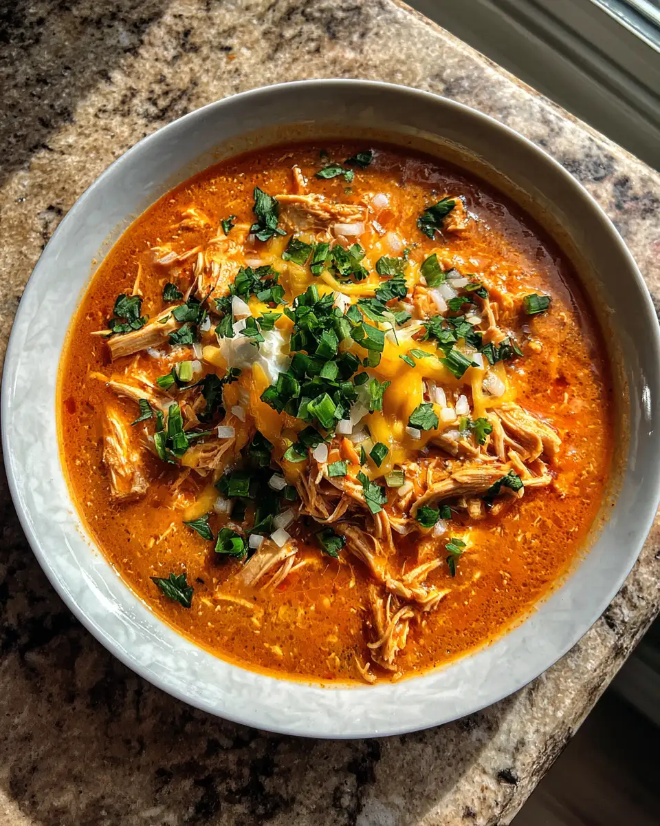 Final dish - Creamy Chicken Enchilada Soup Recipe That Will Warm Your Soul