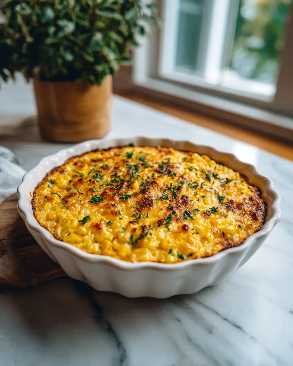 Final dish - Creamy Comfort Corn Casserole Recipe You Have to Try