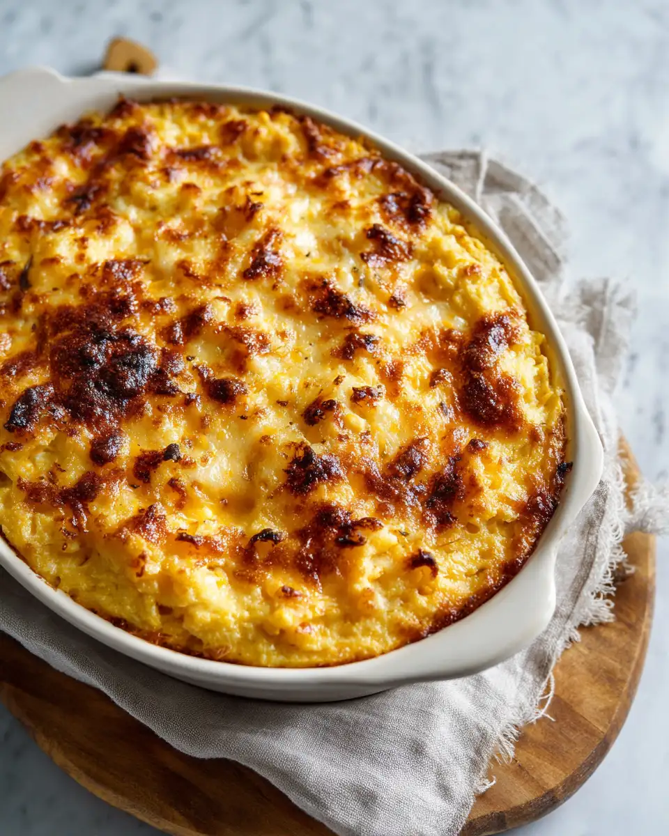 Creamy Comfort Corn Pudding Casserole Recipe That Will Steal the Show - Featured Image